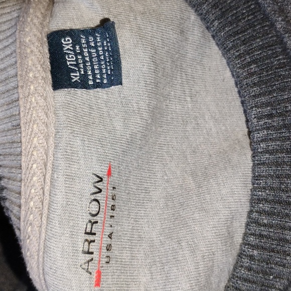 βοΈ GREY CREW SWEATSHIRT Sz XL/2Xπ UNISEX VNVC - Picture 4 of 14